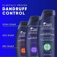 Shampooing 2 en 1 Head & Shoulders Intensité clinique Sécheresse du cuir chevelu, pour les pellicules tenaces 400ML