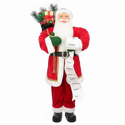 Holiday Time 48" Fabric Santa Decor