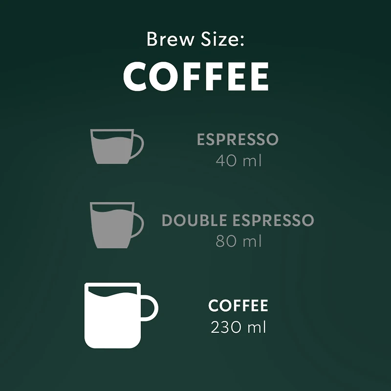 STARBUCKS Holiday Blend for NESPRESSO VERTUO, Limited Edition, Medium Roast Coffee, Sweet Maple and Herbal Notes, 100% Arabica Coffee, Recyclable Capsules, 98 g