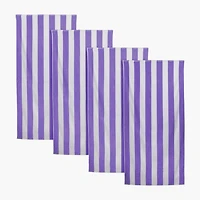 SERVIETTES DE PLAGE À RAYURES CABANA MAINSAYS, PAQUET DE 4