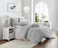 Luxury Floral Ruched High Quality Duvet Cover Set