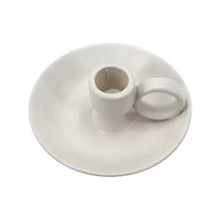 Bougeoir fuselé en céramique blanc Mainstays Intérieur