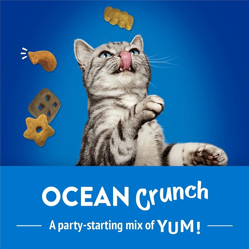 Friskies Party Mix Ocean Crunch, Cat Treats 170g, 170 g