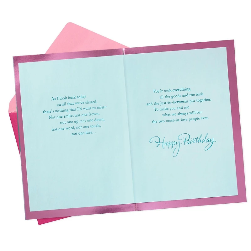 Carte de fête pour une épouse, Hallmark (photo d'une orchidée)