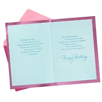 Carte de fête pour une épouse, Hallmark (photo d'une orchidée)