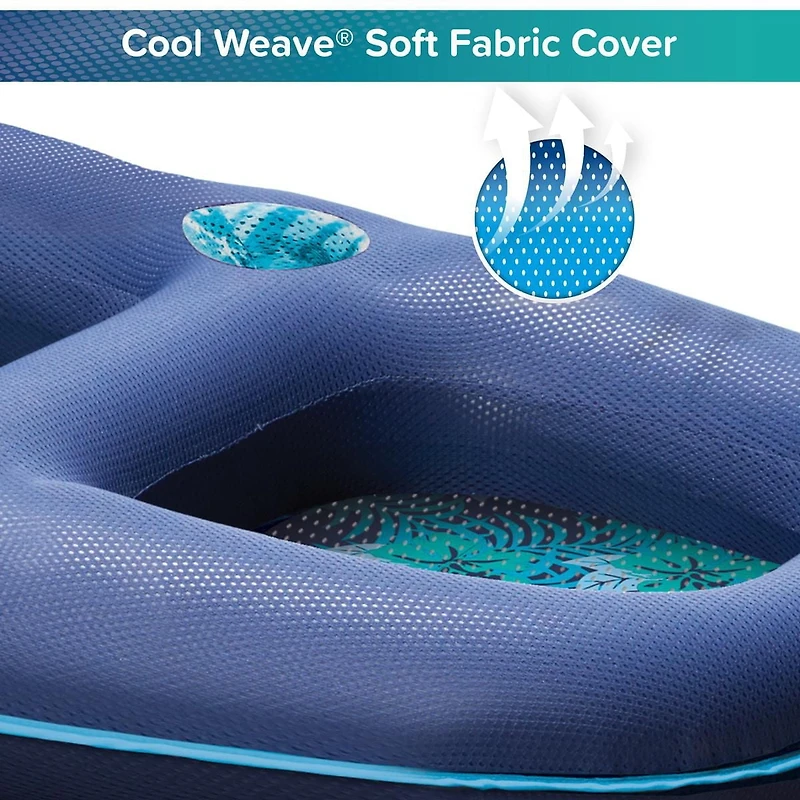 Aqua 2-in-1 Tanner and Recliner Pool, Beach and Lake Lounge