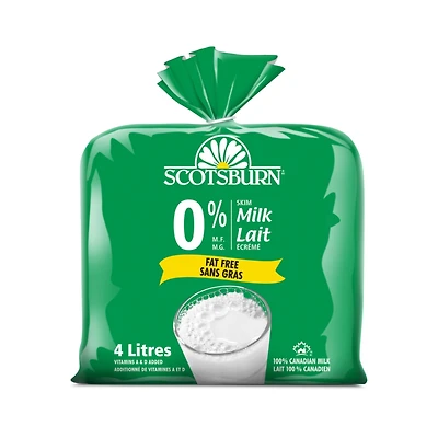 Scotsburn Lait partiellement écrémé 4L