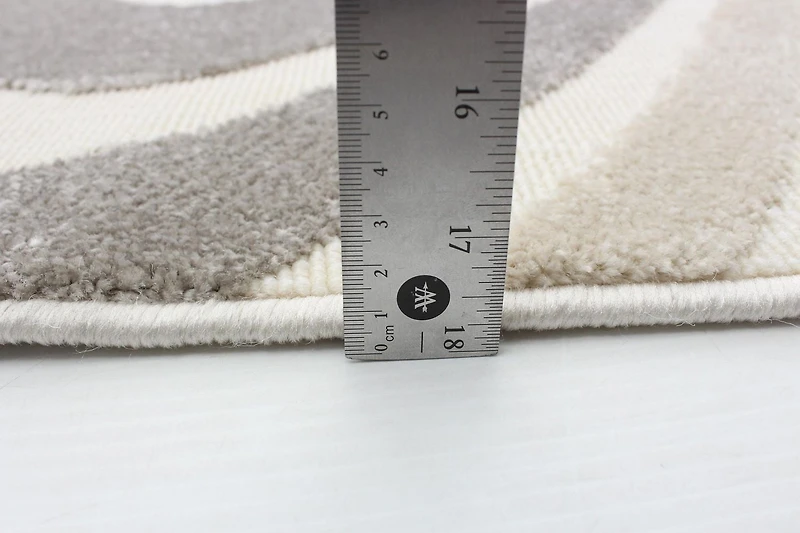 Tapis ECARPET Moderne pour Salle à Manger, Salon, Chambre Zuma Ivoire