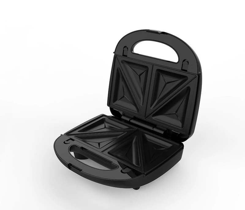 Mainstays Gaufrier et grille-sandwichs noire 2 en 1 avec plaques amovibles antiadhésives