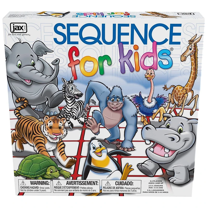 JAX Sequence for Kids Board Game, Classic SEQUENCE...for kids!