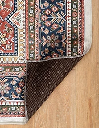 Tapis Emerald Farlin noir & ivoire de 5 pi x 7 pi