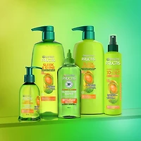 Garnier Fructis, Sleek & Shine Fortifying Shampoo, For Frizzy, Dry Hair, 1 L