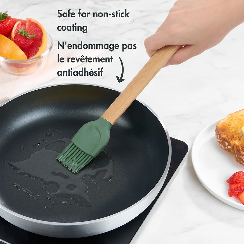 Pinceau de cuisine à badigeonner Tout-Pour-Célébrer en Silicone, Vert Pinceau à badigeonner Tout Pour Célébrer