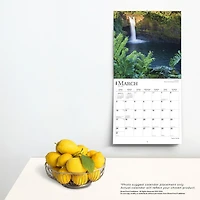 BrownTrout Tropical Islands 2024 12x24 Inch Square Wall Calendar, 9781975465452