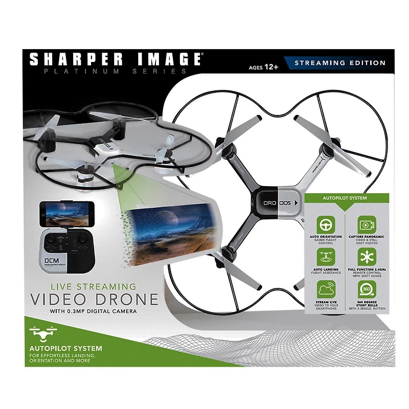 Sharper Image Live Streaming Video Drone