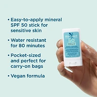 Blue Lizard Mineral Sensitive Sunscreen Stick, SPF 50, 14 g
