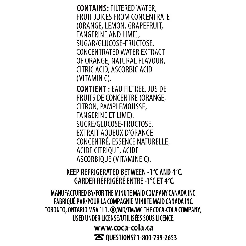 Deli-Cinqd'agrumes Gable top, 1.75 Liters