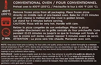 Rustica Stuffed Crust Spinach and Cheese Pizza, 677 g