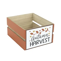 Way to Celebrate Harvest Wood Crate Decor, Autumn Harvest