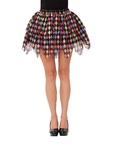 Halloween Adults Harlequin Tutu, Way to Celebrate