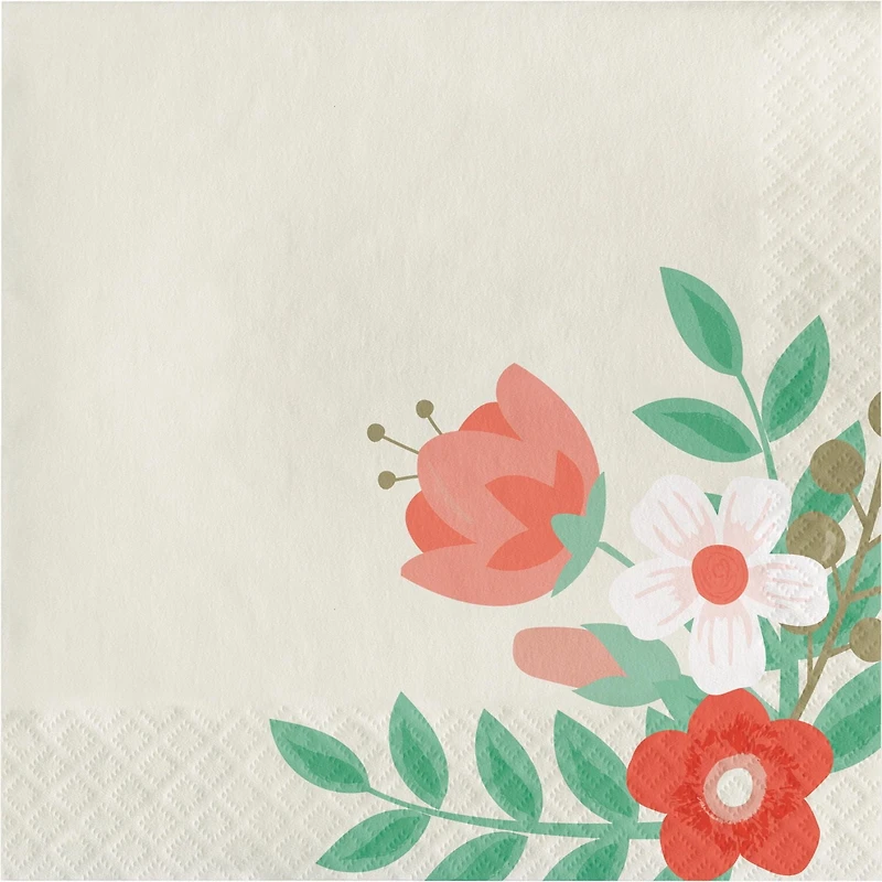 Serviettes Modern Floral 16 ct.