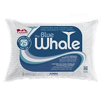 Blue Whale Striped Bed Pillow
