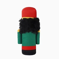 Hugsmart Nutcracker Plush Dog Toy - Fuzzy, Squeaky, for Small & Medium Dogs