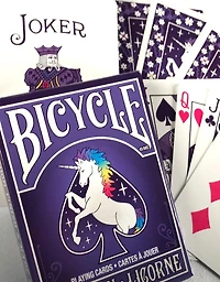 Cartes à jouer de licorne Bicycle