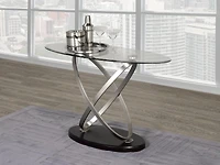 Ensemble café Rowan 3 pièces, noir/argent.