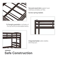 Lit superposé pour enfant (format une place) Leighton de Better Homes & Gardens