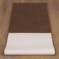 Tapis de couloir à motif de solide à sous-couche en caoutchouc de la collection Ottohome