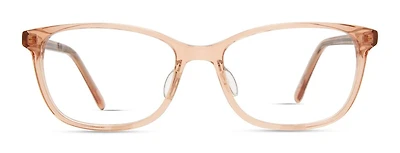 KIN Womens Prescription Eyeglasses, Mahala, Pink Crystal, 54-17-142