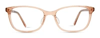 KIN Womens Prescription Eyeglasses, Mahala, Pink Crystal, 54-17-142