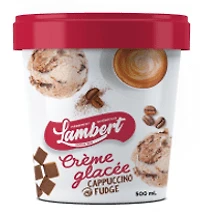 Lambert creme glacee cappuccino fudge Contenance 500ml