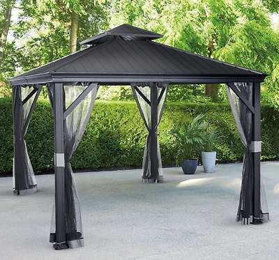 Hometrends  10 ft. x 12 ft. Hardtop Aluminum Gazebo