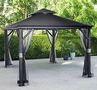Hometrends  10 ft. x 12 ft. Hardtop Aluminum Gazebo