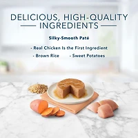 Blue Buffalo Tastefuls Chicken Entrée Pate Natural Adult Cat Wet Food, 156g