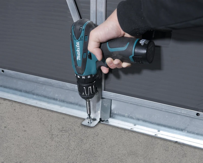 CANOPIA by PALRAM Yukon 11 ft. x 9 ft. Dark Grey Storage Shed / Garage