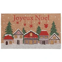 Paillasson En Fibre De Coco (Village DHiver - Joyeux Noel)