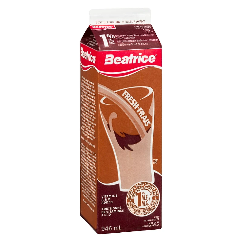 lait au chocolat beatrice 946ML