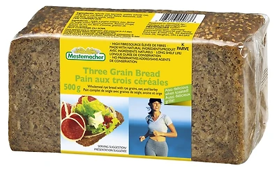 Mestemacher Three Grain Bread, 500g, 500 g