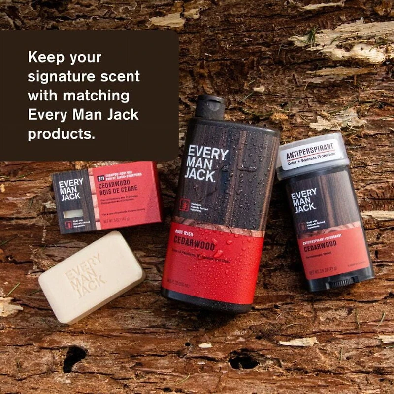 Every Man Jack, 3-in-1 All Over Wash Cedarwood, 3-in-1 All Over Wash