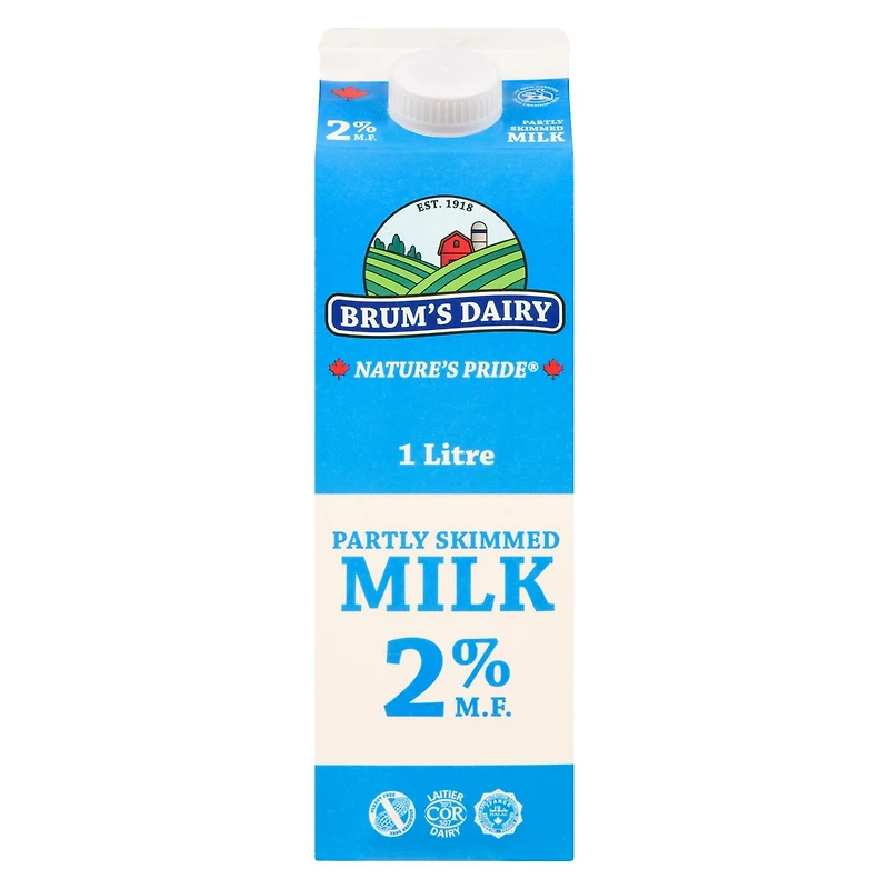 Lait partiellement écrémé à 2 % M.G. de Brum's