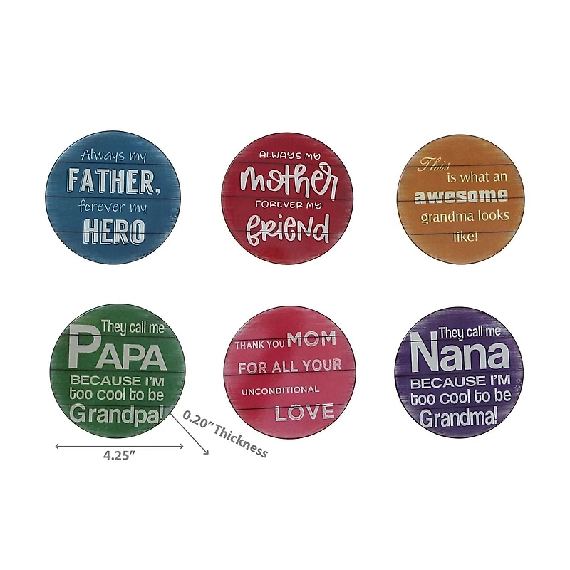 IH Casa Decor Ceramic Coaster Someone Special Asstd - Set of 6