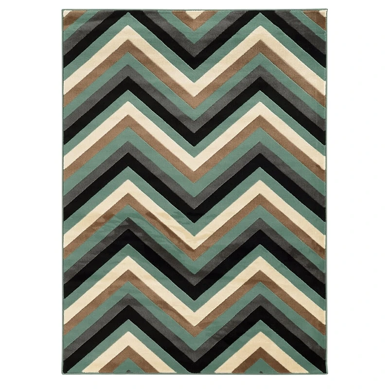 5X7 ROMA CHEVRON TUR - FRENCH
