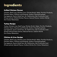 Nourriture humide pour chiens adultes CESAR pain classique en sauce Sélections de volaille - format variété 24x100g
