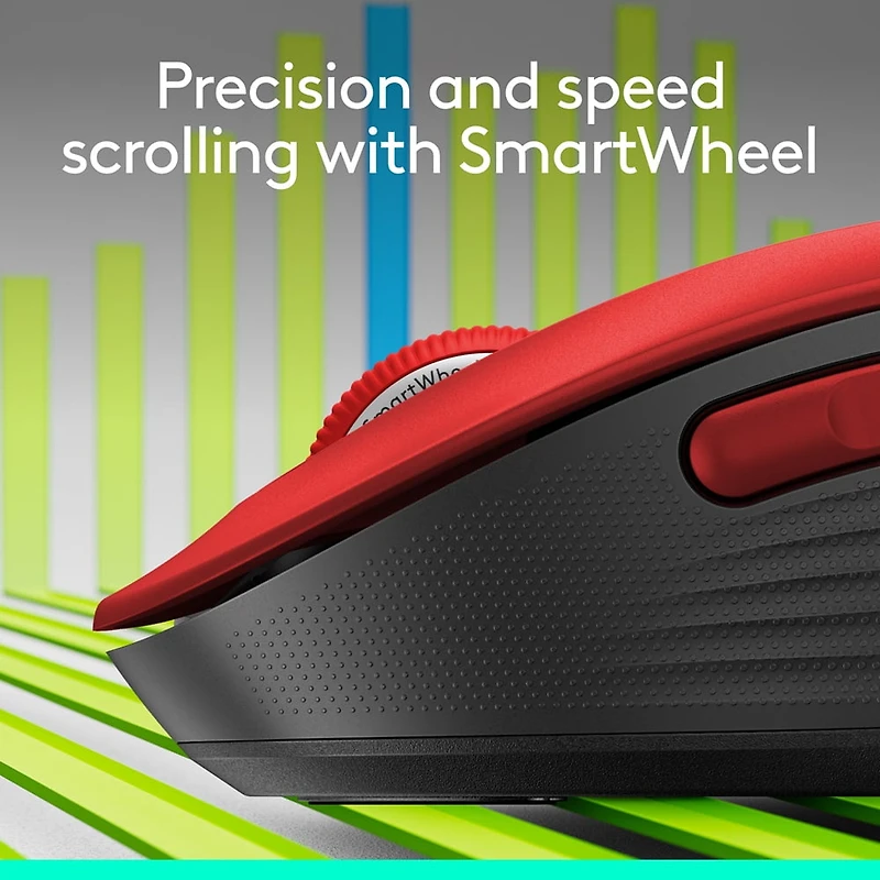 Logitech Signature M650 L Souris Sans Fil Grande Taille, Pour Mains Larges, Graphite