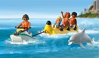 Playmobil Scooter des mers, banane tractée & 4 personnages