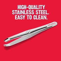 Pince à épiler à bouts obliques Revlon, outil d’épilation polyvalent de haute précision, fabriqué en acier inoxydable de grande qualité POINTE TWZ SLT 0,031 lb