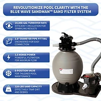 Belize 27-ft Round 52-in Deep 6-in Top Rail Metal Wall Swimming Pool Package